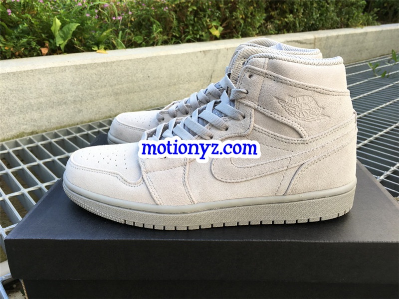 Air Jordan 1 Retro High Grey Suede